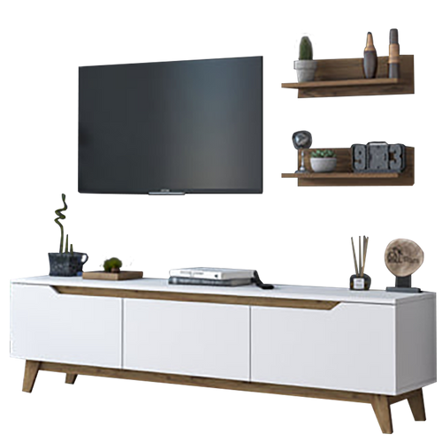 Set Comodă Tv ELITE 2 rafturi