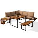 Set mobilier de grădină coltar MARISSA 240 x 240 cm, Opțiuni culoare