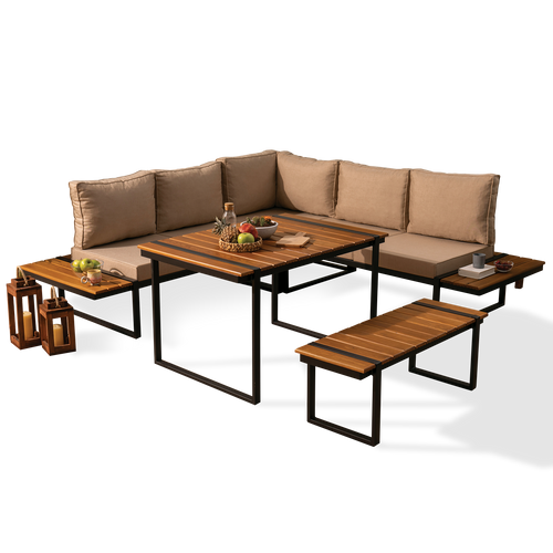 Set mobilier de grădină coltar MARISSA 240 x 240 cm, Opțiuni culoare