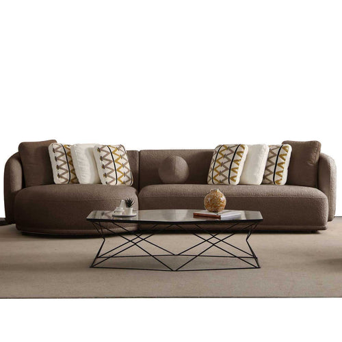 Canapea MATIZ 4 locuri 310 cm, Opțiuni culoare - Maroom