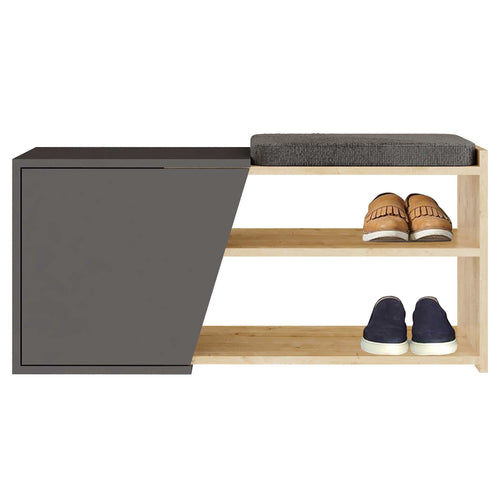 Bancheta PROPER 2 rafturi 1 ușă 104 cm, Opțiuni culoare