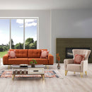 Fotoliu SEMENTA Gold 74 cm, Easy clean, Opțiuni culoare