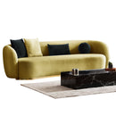 Canapea MUFFIN-MR, Opțiuni culoare, Material : Catifea  Picior&nbsp : Metal Argintiu, Pernă Pentru Spate : Burete moale