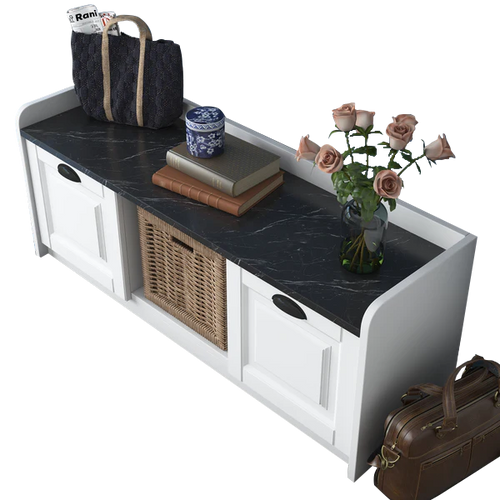 Bancheta cu depozitare PRETTY 2 uși 120 cm