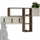 Cuier perete AXEL 4 rafturi 1 ușă 100 cm, Opţiuni culoare 