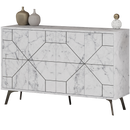 Comodă DORA 4 uşi 123 x 77 cm, Opțiuni culoare