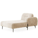 Canapea modulara KAPPA, modul şezlong, Material : Țesătură, picioarelor:Metal