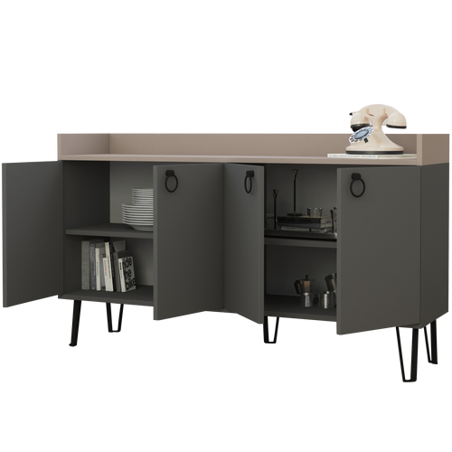 Comodă APOLLO 4 uşi 140 x 80 cm, Opţiuni culoare