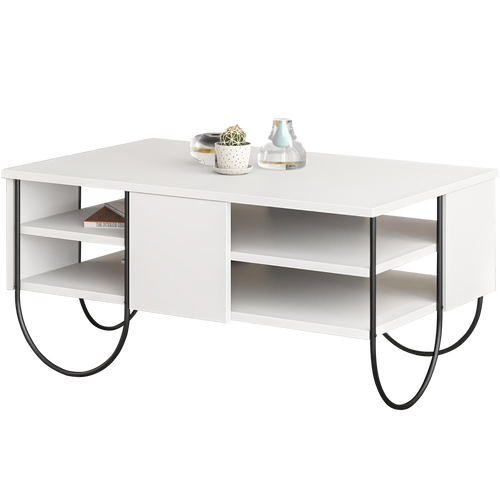 Măsuță cafea MAVERICK 2 rafturi 94 x 60 cm, Opțiuni culoare