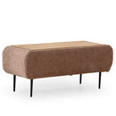 Colțar modular extensibil KAPPA cu modul măsuța, 355 x 185 cm  picior metal, textură modernă boucle