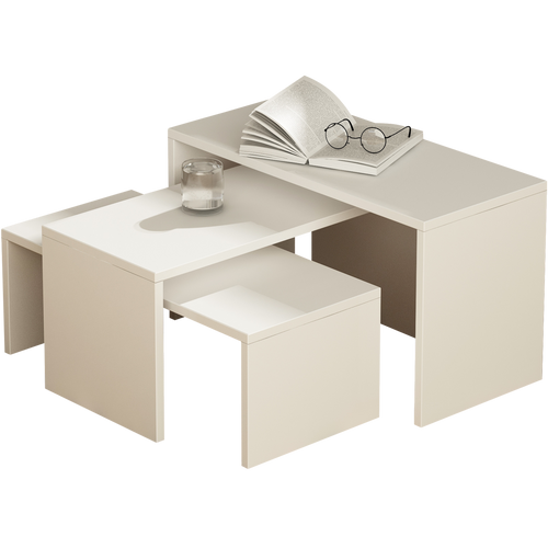 Măsuță cafea KATYA 3 bucăți 65 x 30 cm, Opțiuni culoare