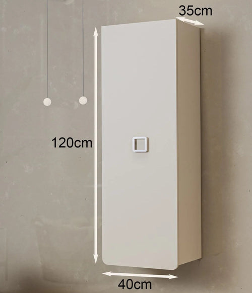 Set Dulap Baie suspendat cu chiuveta SELLY, MDF, Opțiuni Dimensiune - Maroom