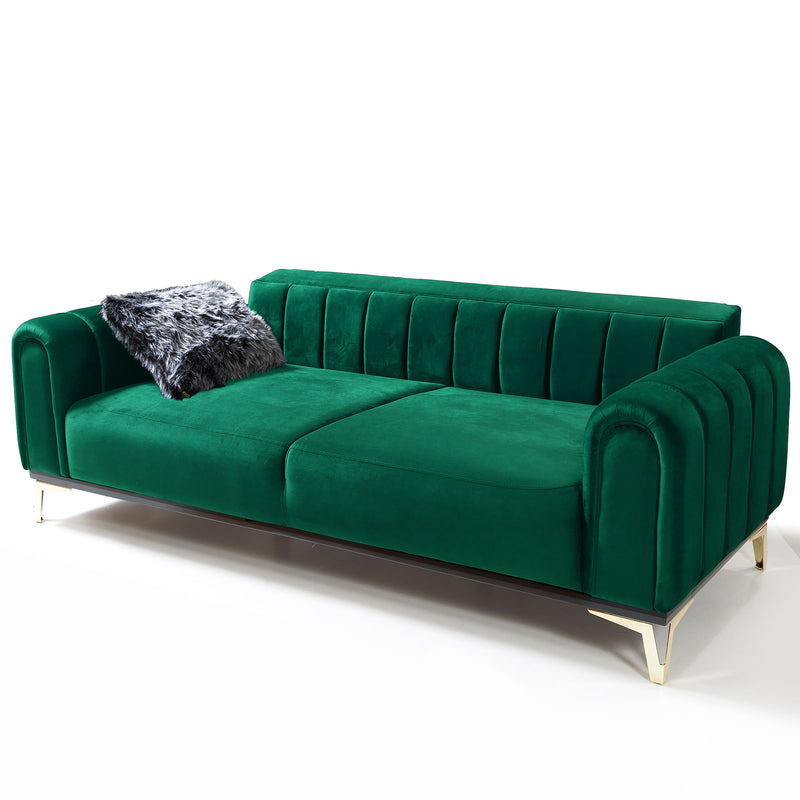 Canapea extensibilă 3 locuri GLORY 224 cm, Easy Clean, Opțiuni culoare
