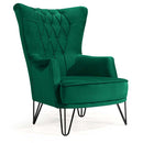 Fotoliu TOSCA , material:Catifea, picioarelor:Metal,