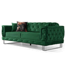 Canapea extensibilă TOSCA 3 locuri 220 cm, material:Catifea, picioarelor:Metal,