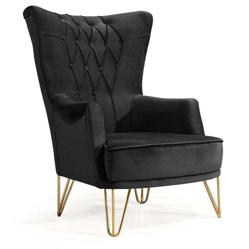 Fotoliu TOSCA , material:Catifea, picioarelor:Metal,