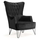 Fotoliu TOSCA , material:Catifea, picioarelor:Metal,