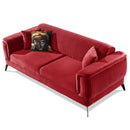 Canapea extensibilă BUTTERFLY 3 locuri  220 cm , material:Catifea,  picioarelor: Metal, din sus