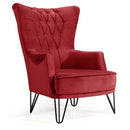 Fotoliu TOSCA , material:Catifea, picioarelor:Metal,