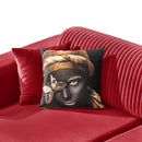 Canapea extensibilă BUTTERFLY 3 locuri  220 cm , material:Catifea,  picioarelor: Metal, detalie