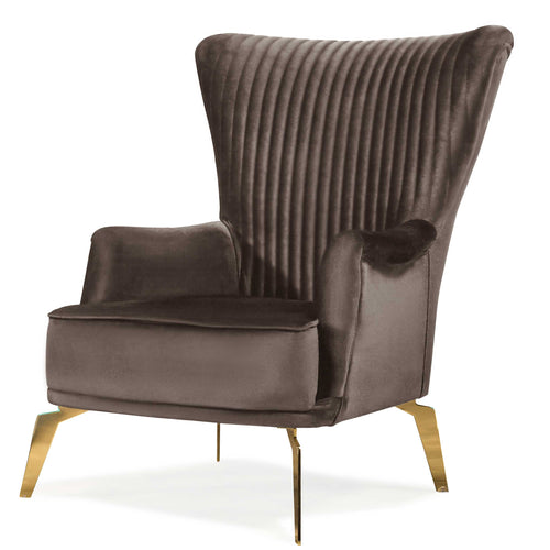 Fotoliu BUTTERFLY, material:Catifea,  picioarelor: Metal