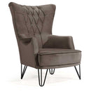 Fotoliu TOSCA , material:Catifea, picioarelor:Metal,