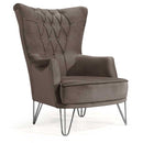 Fotoliu TOSCA , material:Catifea, picioarelor:Metal,