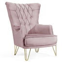 Fotoliu TOSCA , material:Catifea, picioarelor:Metal,