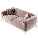 Canapea extensibilă BUTTERFLY 3 locuri  220 cm , material:Catifea,  picioarelor: Metal, din sus