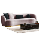 Canapea MUFFIN-MR, Opțiuni culoare, Material : Catifea  Picior&nbsp : Metal Argintiu, Pernă Pentru Spate : Burete moale