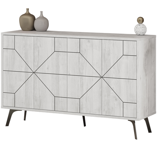 Comodă DORA 4 uşi 123 x 77 cm, Opțiuni culoare
