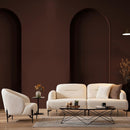 Fotoliu KAPPA , textură modernă boucle, Picior  Metal si unu canapea
picioarelor:Metal , setul