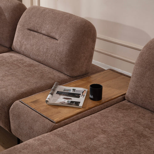 Modul măsuță KAPPA, Opțiuni culoare, textură modernă boucle , picioarelor:Metal , detalie