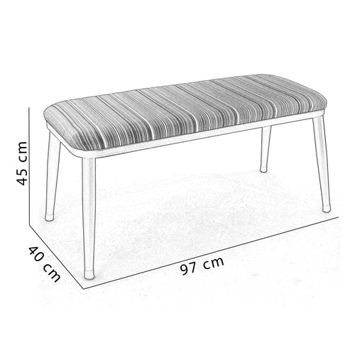 Banchetă DELTA 97 cm, Opțiuni culoare