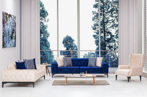 Canapea extensibilă 3 locuri LOTUS 220 cm, Easy clean, Opțiuni culoare