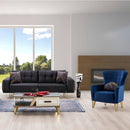 Fotoliu SEMENTA Gold 74 cm, Easy clean, Opțiuni culoare