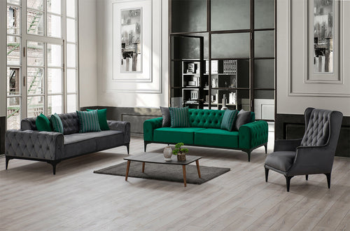 Canapea extensibilă 3 locuri LOTUS 220 cm, Easy clean, Opțiuni culoare