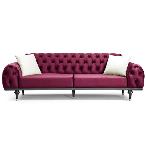 Canapea extensibilă 3 locuri TRIESTE 235 cm, Easy clean, Opțiuni culoare