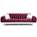 Canapea extensibilă 3 locuri TRIESTE 235 cm, Easy clean, Opțiuni culoare