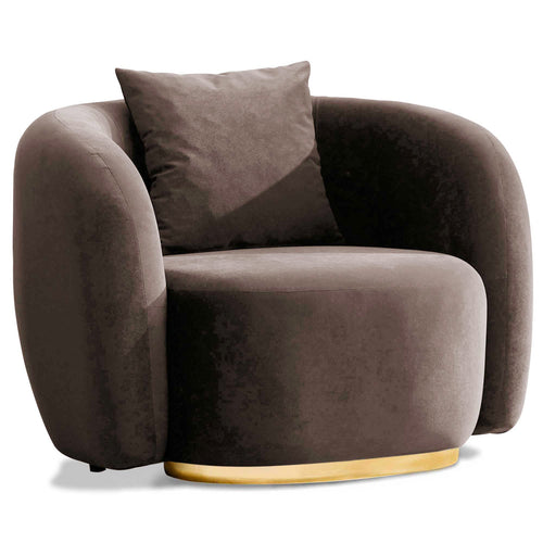 Fotoliu MUFFIN-MR, Opțiuni culoare, Material : Catifea  Picior&nbsp : Metal Argintiu, Pernă Pentru Spate : Burete moale