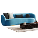 Canapea MUFFIN-MR, Opțiuni culoare, Material : Catifea  Picior&nbsp : Metal Argintiu, Pernă Pentru Spate : Burete moale