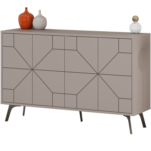 Comodă DORA 4 uşi 123 x 77 cm, Opțiuni culoare