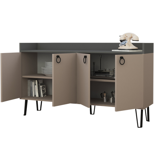 Comodă APOLLO 4 uşi 140 x 80 cm, Opţiuni culoare