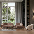 Fotoliu KAPPA , textură modernă boucle, Picior  Metal negru , si unu canapea , setul