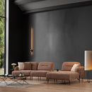 Modul 1 loc KAPPA, modul şezlong, Material : Țesătură, picioarelor:Metal, setul