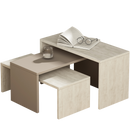 Măsuță cafea KATYA 3 bucăți 65 x 30 cm, Opțiuni culoare