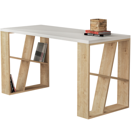 Birou BROOKLYN 8 rafturi 137 x 60 cm,  Opțiuni culoare