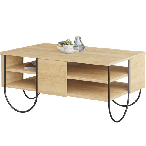 Măsuță cafea MAVERICK 2 rafturi 94 x 60 cm, Opțiuni culoare