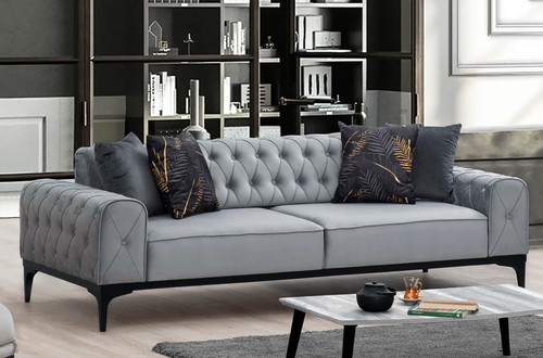 Canapea extensibilă 3 locuri LOTUS 220 cm, Easy clean, Opțiuni culoare