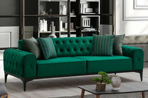 Canapea extensibilă 3 locuri LOTUS 220 cm, Easy clean, Opțiuni culoare